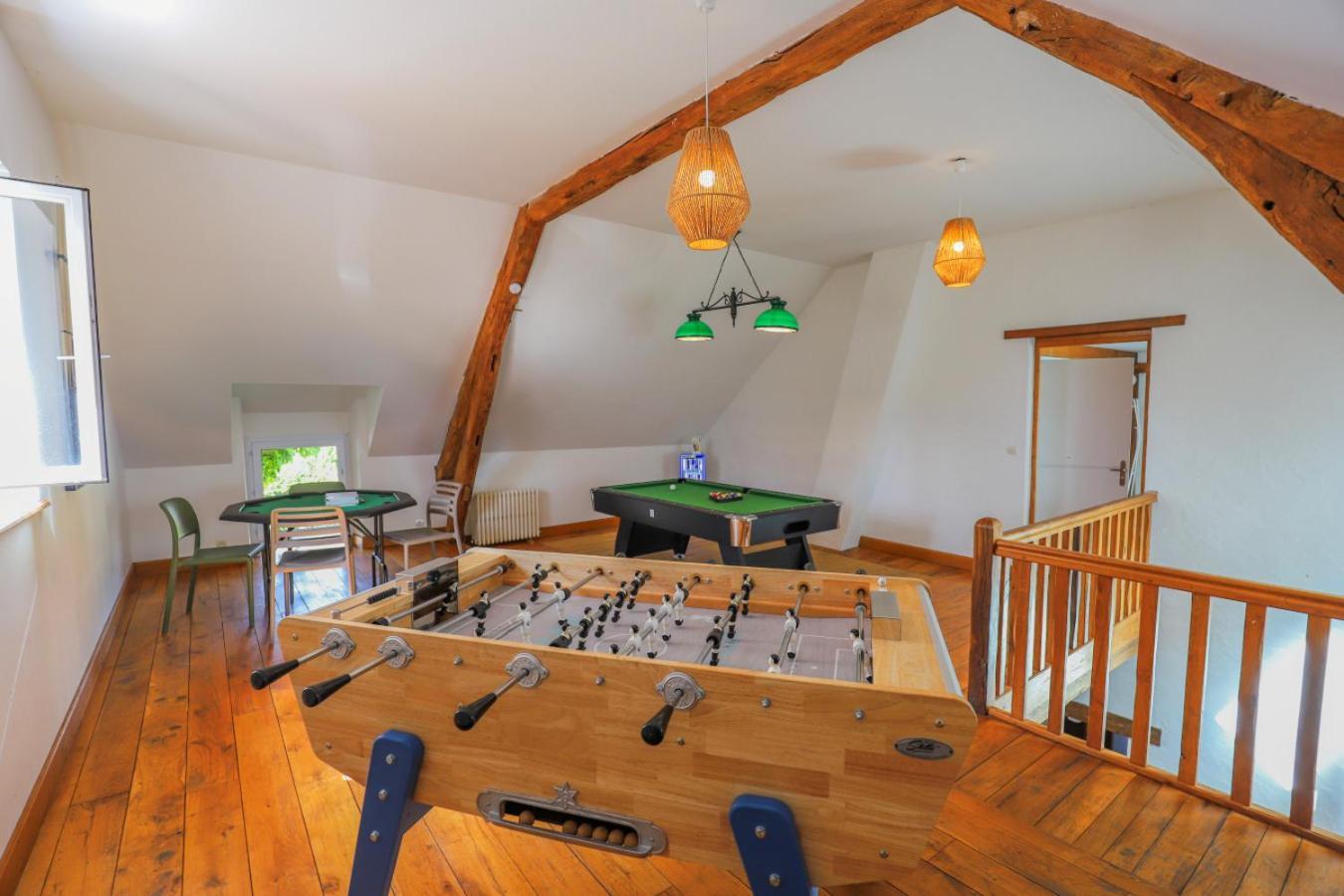 Crazy Villa Le Petit Belair 18 - Heated Pool - Foot - 2H Paris - 30P Aubigny-sur-Nère Kültér fotó